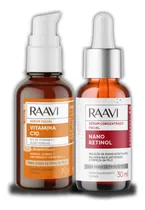 Comprar Kit Facial Sérum Vitamina C 10% + Sérum Nano Retinol Raavi