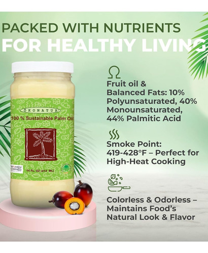 Sustainable Aceite De Palma Rspo, 414 Ml (2-pack)