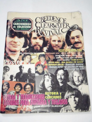 Creedence Clearwater Revival Cancionero Con Poster!