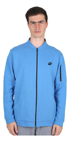 Campera Entrenamiento Lotto Workout Jd Hombre En Azul | Dext