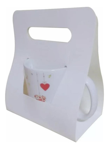 Caja Tipo Blister Para Taza De 11 Oz Blanca 100 Piezas