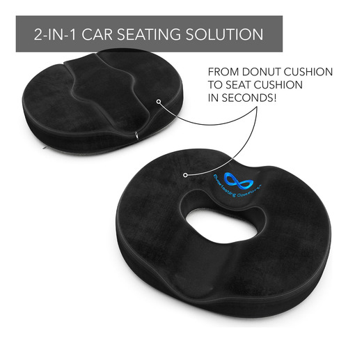Almohada Viscoelástica Para Aliviar Dolor De Coxis Y Hemorro