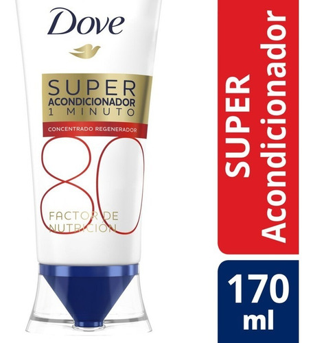 Super Acondicionador Dove Factor Nutrición 80 170ml