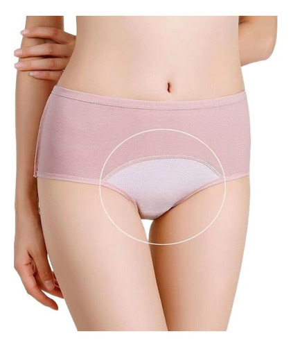 5pi Bragas Menstruales Algodón Calzon De Periodo Fisiológica