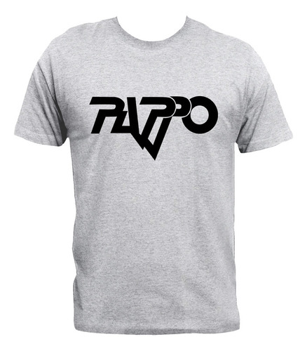 Remera Pappo Logo Riff Rock Nacional Algodón Premium