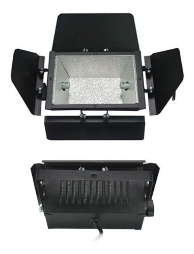2x Refletor Colortran Com Lampada - 300w / 500w / 1000w