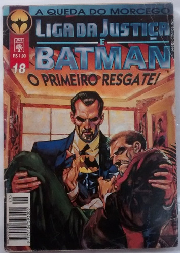 H5096 - Liga Da Justiça E Batman Nº 18 - Abril Jovem 1996