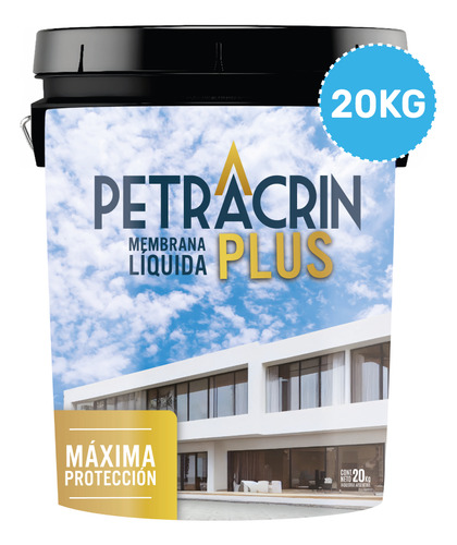 Membrana Líquida Techos Poliuretánica Petracrin Plus 20 Kg