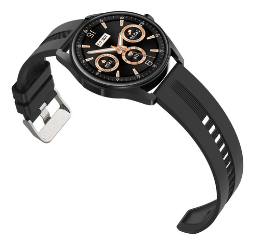 Smartwatch G-tide Reloj R3 Caja Azul Correa Negro Bisel Negro Diseño De La Correa Milanese