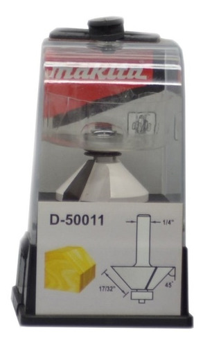 Fresa Biselado 45° Makita D-50011 1/4 14 Fresadora Router Bb