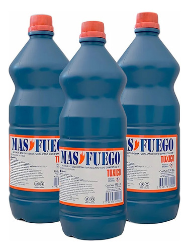 Alcohol Para Quemar Mas Fuego Pack X 12 Uni