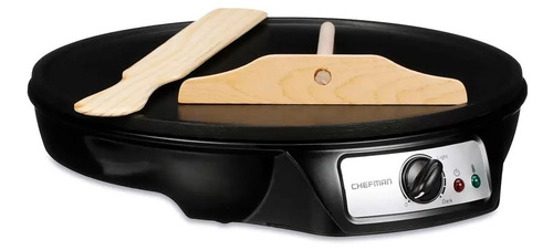 Imagen 2 de 5 de Crepera Chefman De 12 Antiadherente Y Control Temperatura