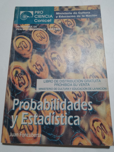 Probabilidades Y Estadísticas Fancuberta Conicet 1997