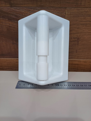 Portarrollos De Papel Higiénico Dosi3 - Plástico Para Baño Blanco