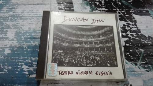 Cd Duncan Dhu Teatro Victoria Eugenia Nac En Formato Cd