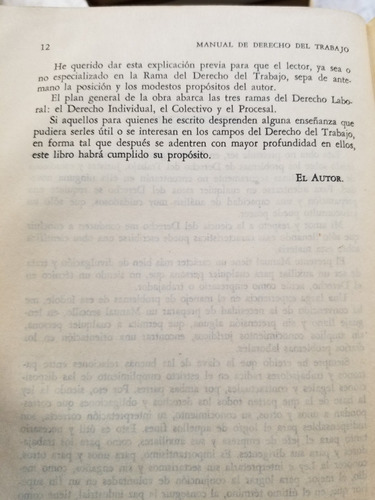 A0 Manual De Derecho Del Trabajo 10.a Ed Euquerio Guerrero (Usado)