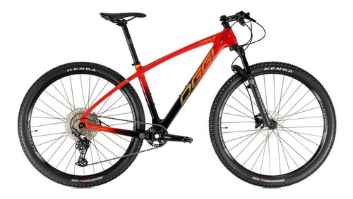 Bicicleta Mtb Aro 29 Oggi Big Wheel Agile Sport 2021 Cor Preto/Vermelho Tamanho do quadro 19