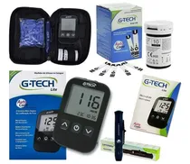 Comprar Aparelho Medir Diabetes Gllicose Completo G-tech Lite Preto