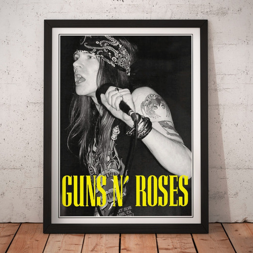 Cuadro Rock - Guns And Roses - Axel