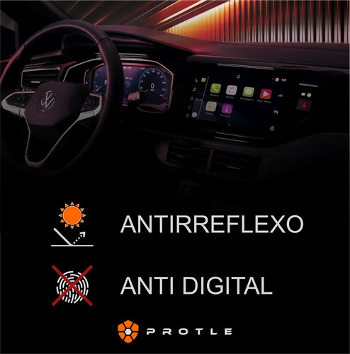 Película Anti Digital Multímidia Vw Jetta Gli 2019 2020 2021