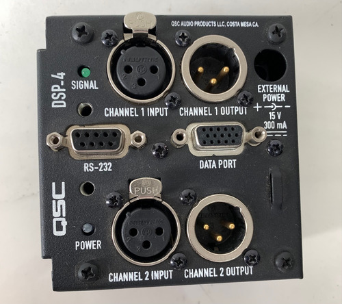 Modulo Processamento Sinal Digital Qsc Dsp-4 Ver Descrição (Usado)