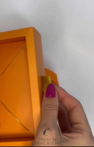 Sacola Para Joias + Caixa Com Berço Personalizado