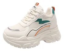 Comprar Zapatos Mujer Deportivo Con Plataforma Cómodo Casuale Moda