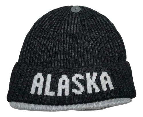 Robin Ruth Alaska Beanie Hat Calidad Suave Gris Escritura