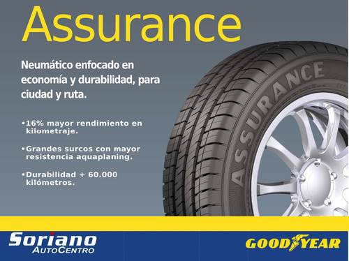 Imagen 3 de 8 de Juego De 2 Cubiertas Goodyear 165/70 R13 79t Assurance