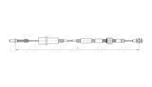 Guaya Acelerador Monza 1985 1986 1987 776mm