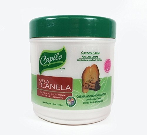 Capilo Suela Y Canela Acondicionador Para El Cabello 16 Oz