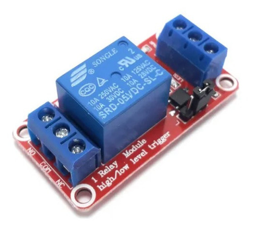 55 Pz Módulo De 1 Relevador 12v Contacto Forma C Com Na Y Nc
