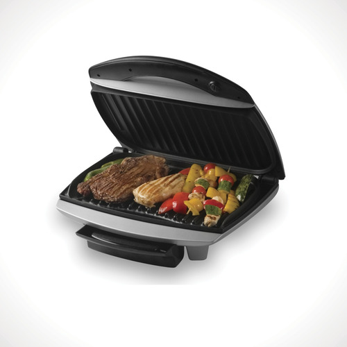 Imagen 2 de 9 de Parrilla Grill Electrico Atma 4720 Doble Tapa Antiadherente