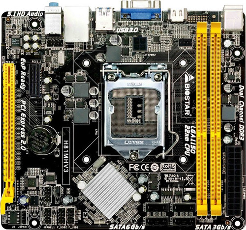 Tarjeta Madre Intel Motherboard 1150 Biostar H81mhv3 Ddr4 \r