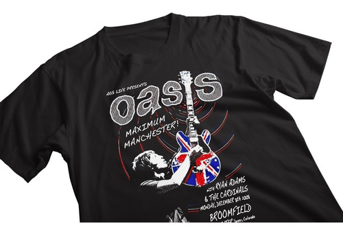 Playera Oasis Maximum Noel Liam Gallagher