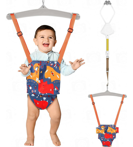 Columpio Para Bebé Tubagou 6 A 24 Meses Multicolor Ajustable