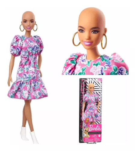 Boneca Barbie Fashionistas Moderna Cabelo Raspado Careca - Roupa