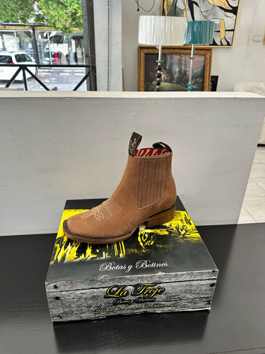 Botas De Hombre La Troje Modelo Cuadrado Ringle