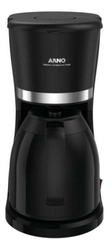 Cafeteira Arno Cool Touch semi automática preta-fosco de filtro 220V