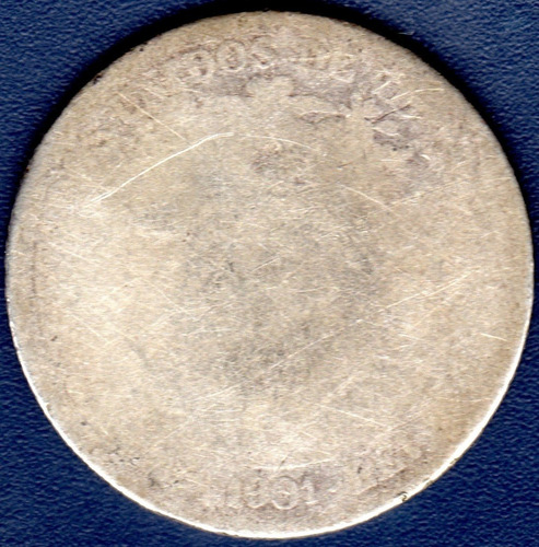 Moneda De Plata De 1 Bolívar Del Año 1901