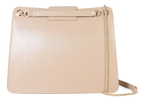Bolsa de pele de animal Cloe Large Look para mulheres, cor marrom