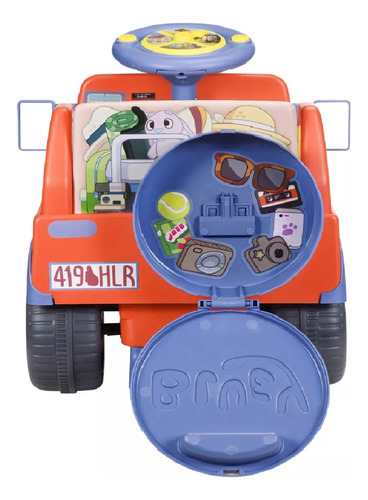 Bluey 6v Ride-on Edición Para Viajes Por Carretera Msi