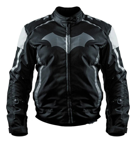 Chamarra Para Motociclista Batman Con Protecciones Kov Dc Gris Batman M