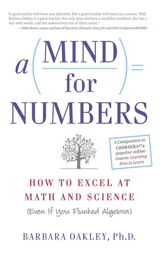 Livro - A Mind For Numbers: How To Excel At Math And Science - Importado - Ingles