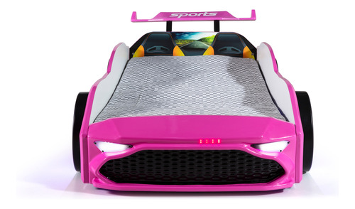 Cama Infantil En Forma De Carro, Jakosc, Gt 18 Pink