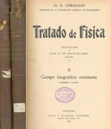 Tratado De Física - Campo Magnético Constante