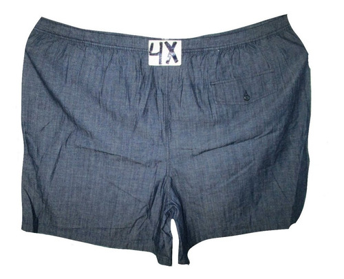 Short Bermuda Azul Nevado Casual Hombre Talla 4x Basic Editi