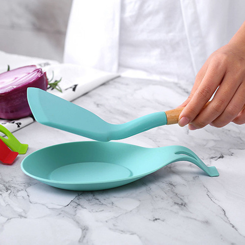 Soporte De Cuchara Aislante De Silicona Para Utensilios De C