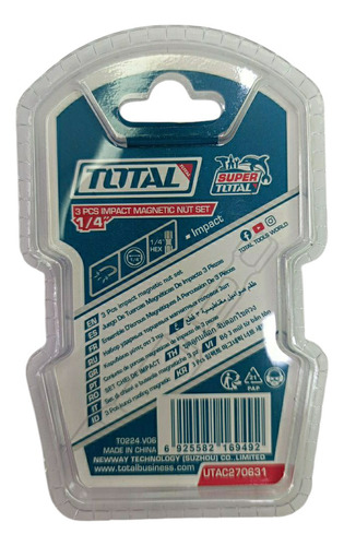 Set De Extensor De Puntillas 1/4x1/4 Magneticas