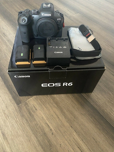 Imagen 1 de 3 de Canon Eos R6 20.1mp Mirrorless Camera - Black (body Only)